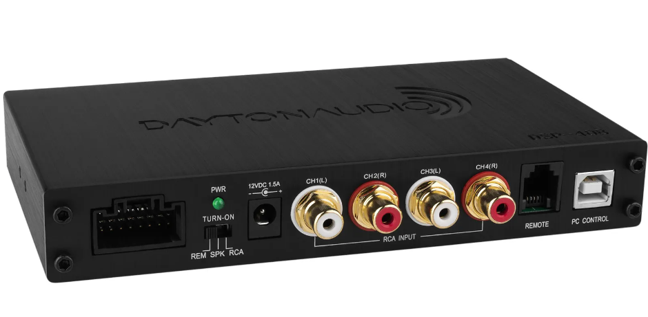 Dayton Audio DSP-408 4x8 DSP Digital Signal Processor for Home and Car Audio