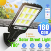 5000W LED Solar PIR Motion Sensor Wall Light Outdoor Street Garden Security Lamp