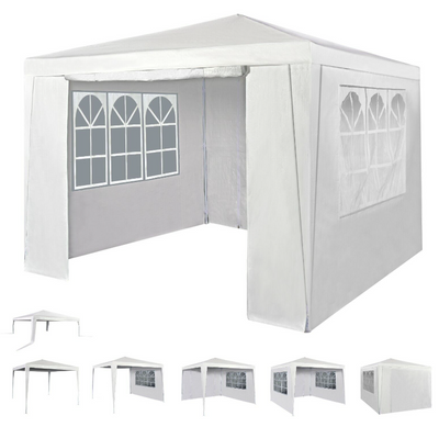 3x3m Gazebo with Side Panels Waterproof Party Event Tent Marquee Steel Frame